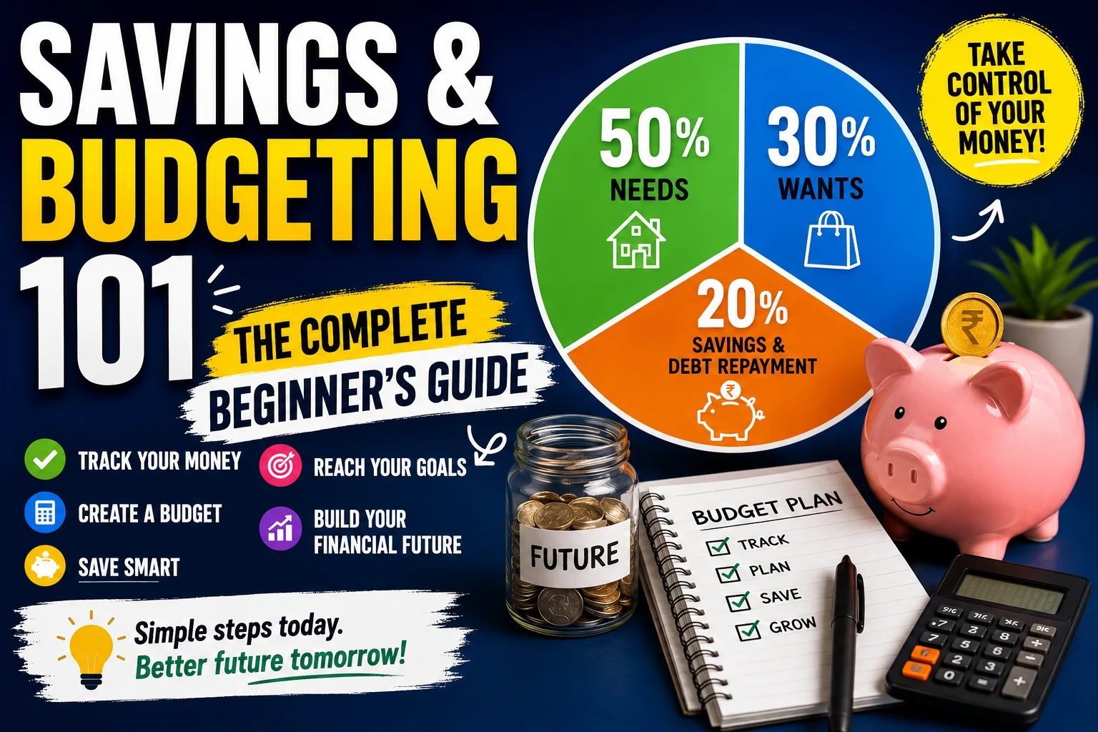 Savings & Budgeting 101: The Complete Beginner’s Guide