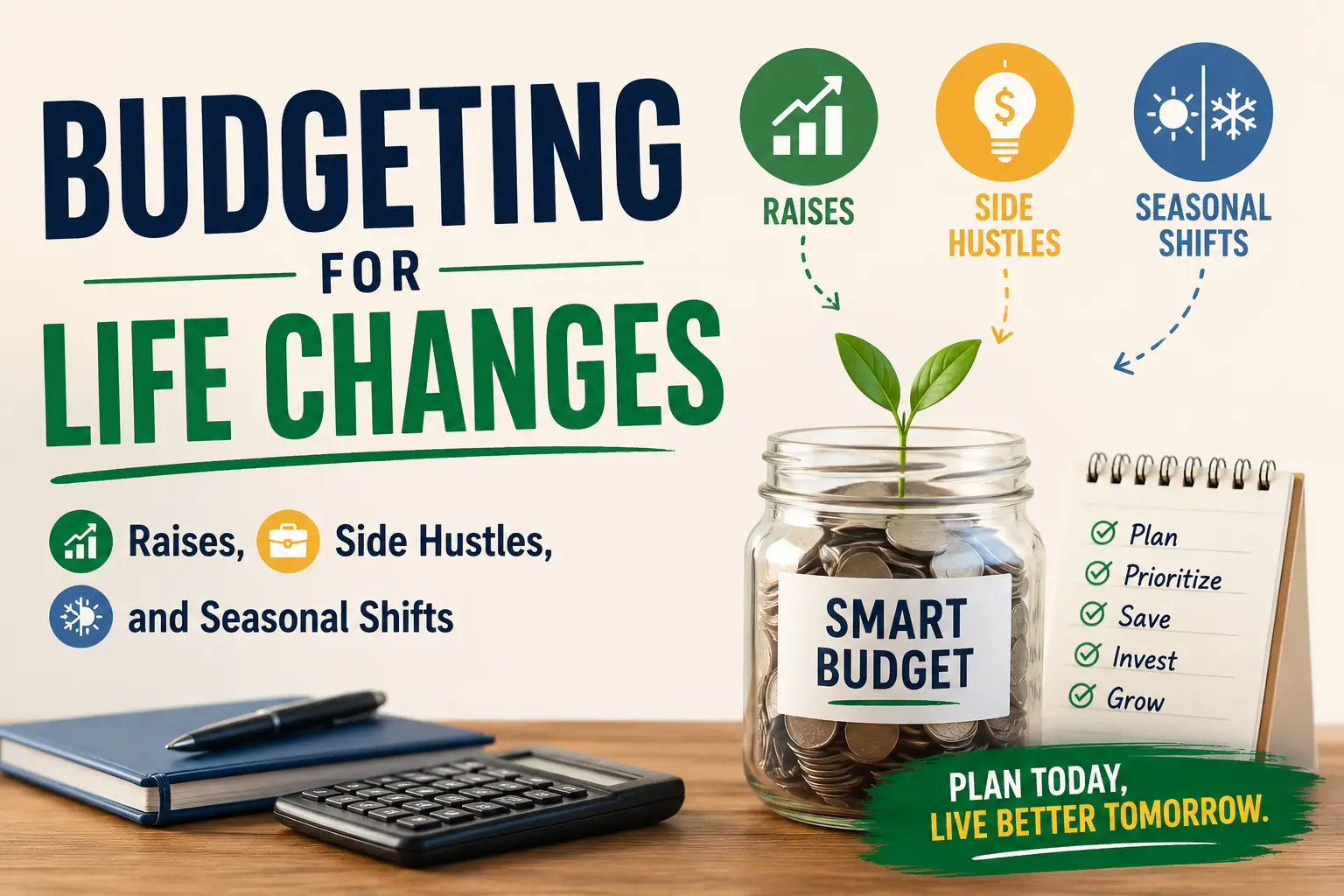 Budgeting for Life Changes: Raises, Side Hustles, and Seasonal Shifts