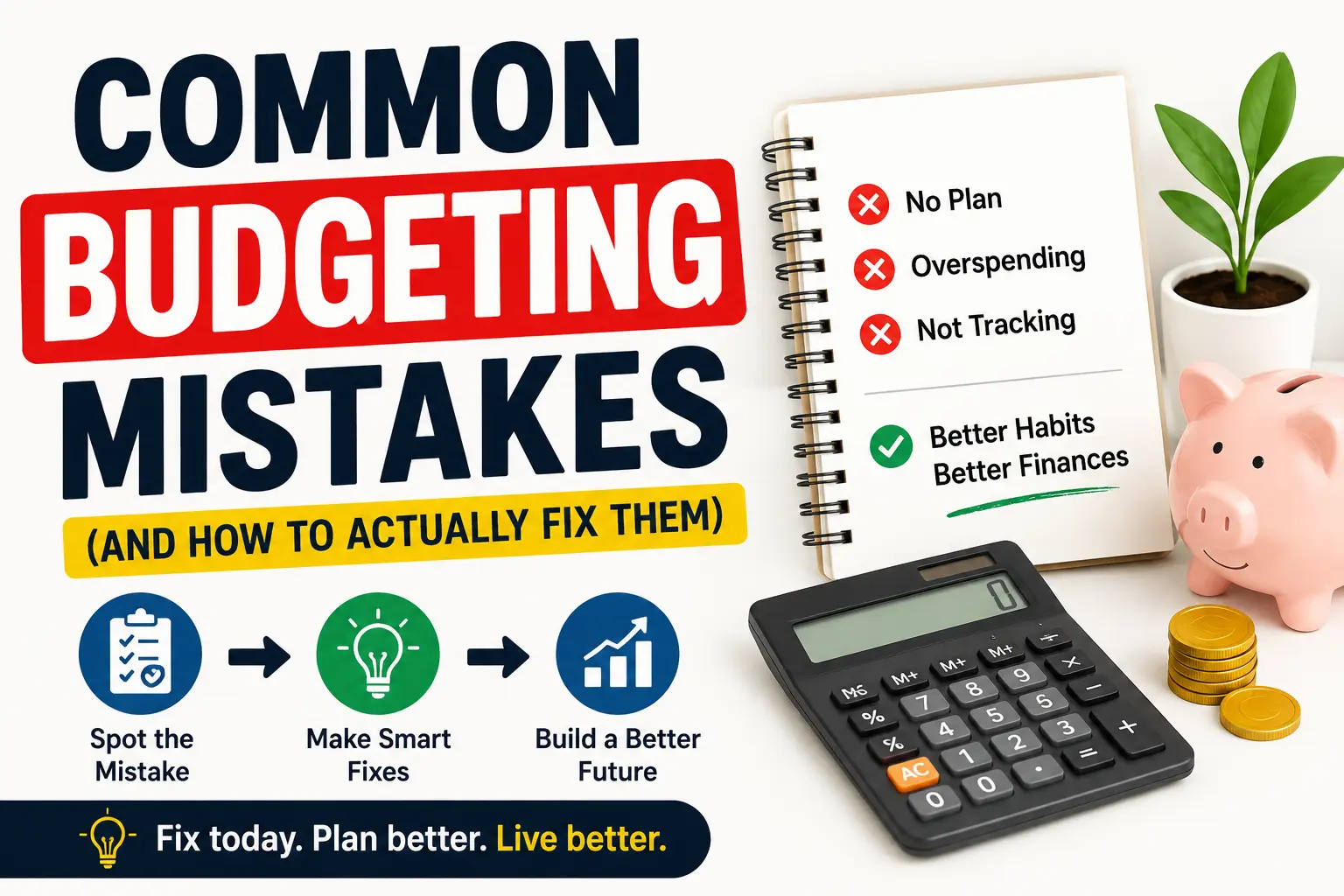 Common Budgeting Mistakes (and How to Actually Fix Them)