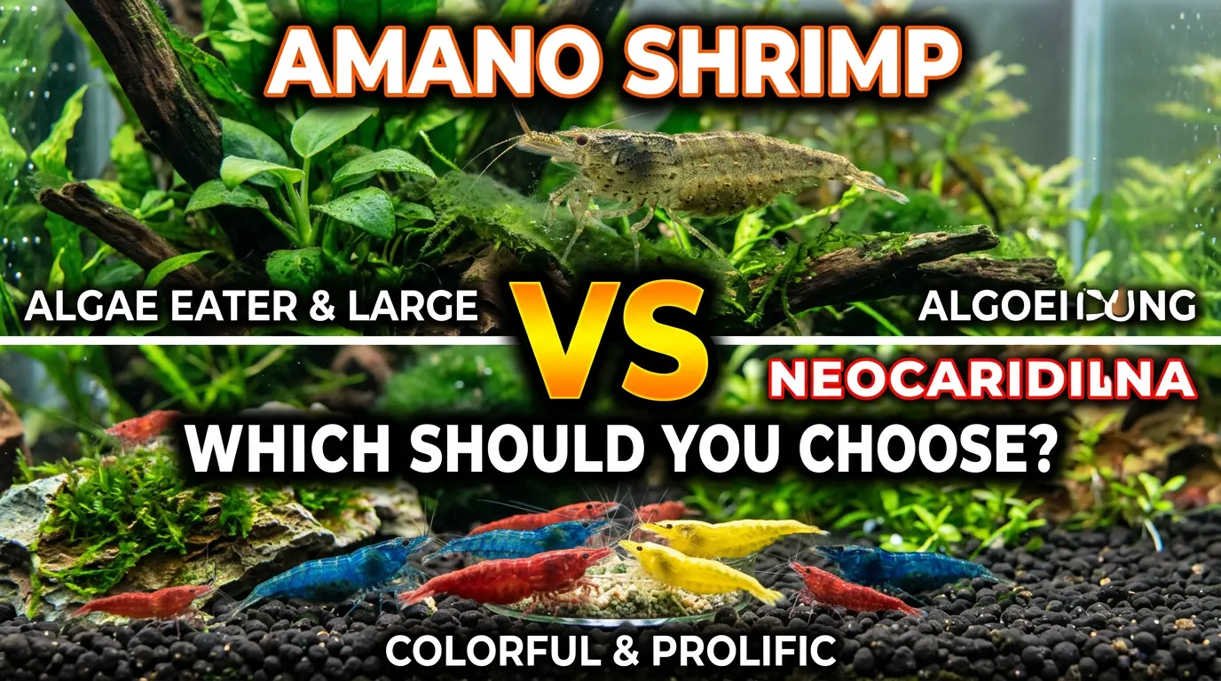 Amano Shrimp vs Neocaridina: Which Should You Choose?