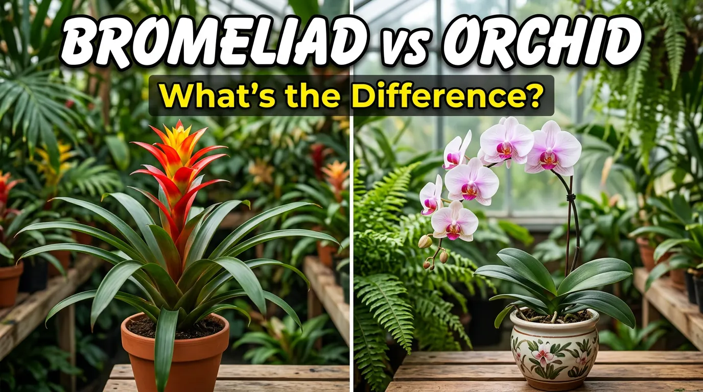 Bromeliad vs Orchid: What’s the Difference?
