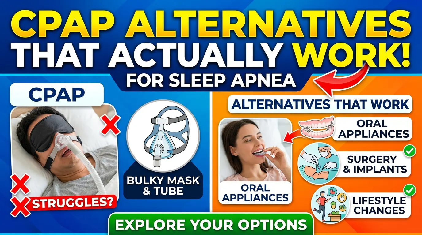 CPAP Alternatives That Actually Work for Sleep Apnea