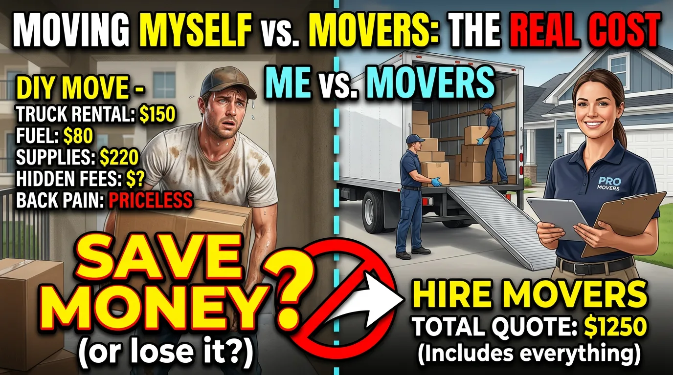 Can I Save Money by Moving Myself Instead of Hiring Movers?