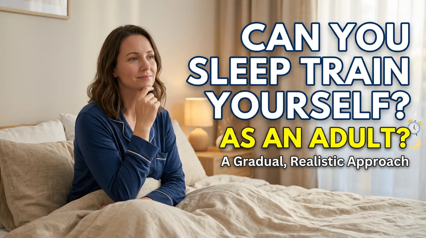 Can You Sleep Train Yourself as an Adult? A Gradual, Realistic Approach