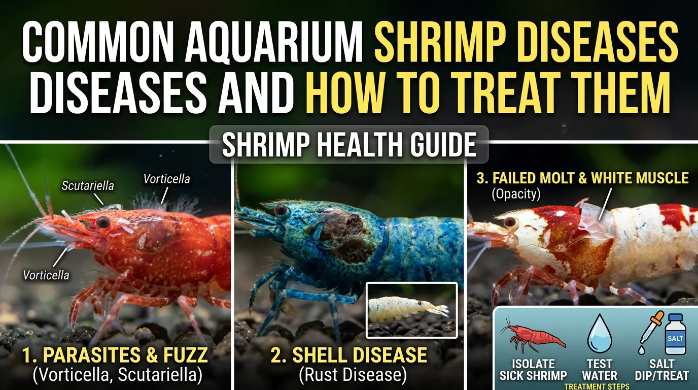 Common Shrimp Diseases and How to Treat Them