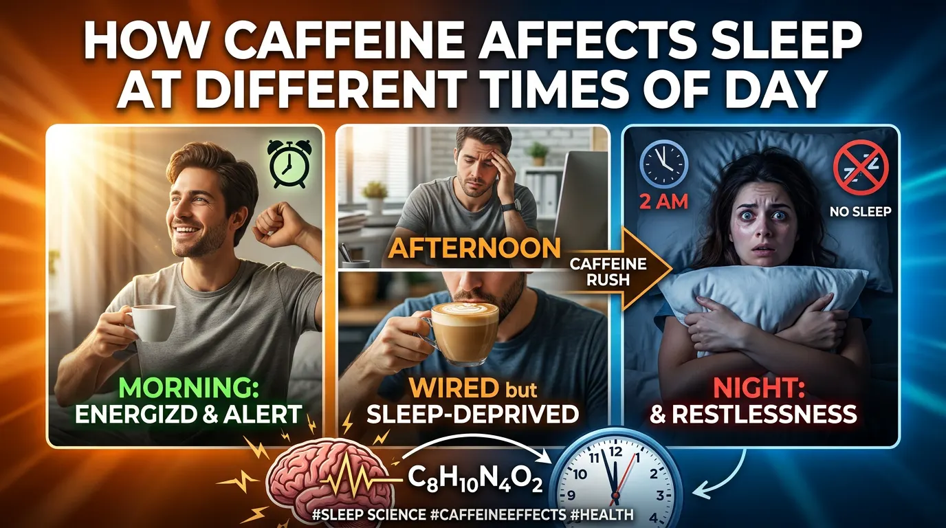 How Caffeine Affects Sleep at Different Times of Day