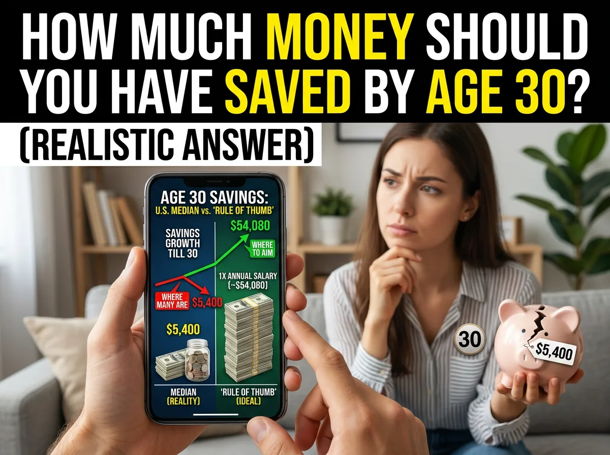 How Much Money Should You Have Saved by Age 30?