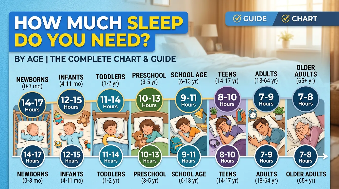 How Much Sleep Do You Need by Age? The Complete Chart and Guide