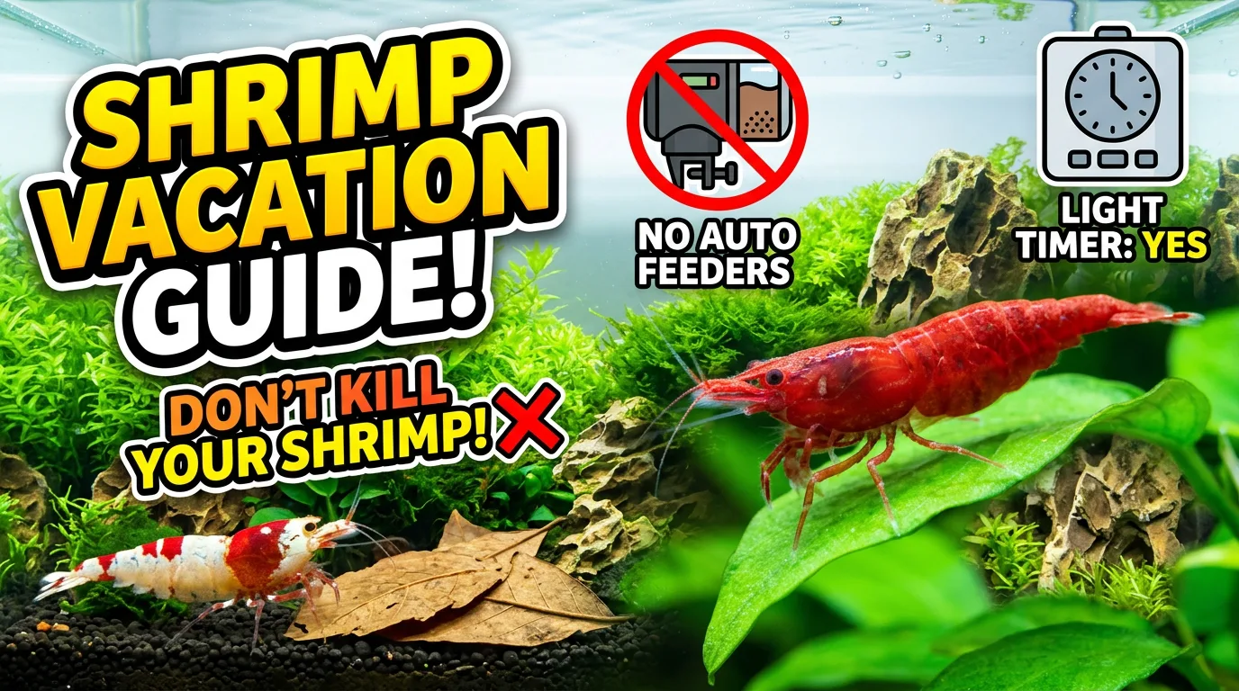 How to Care for Shrimp During Vacations