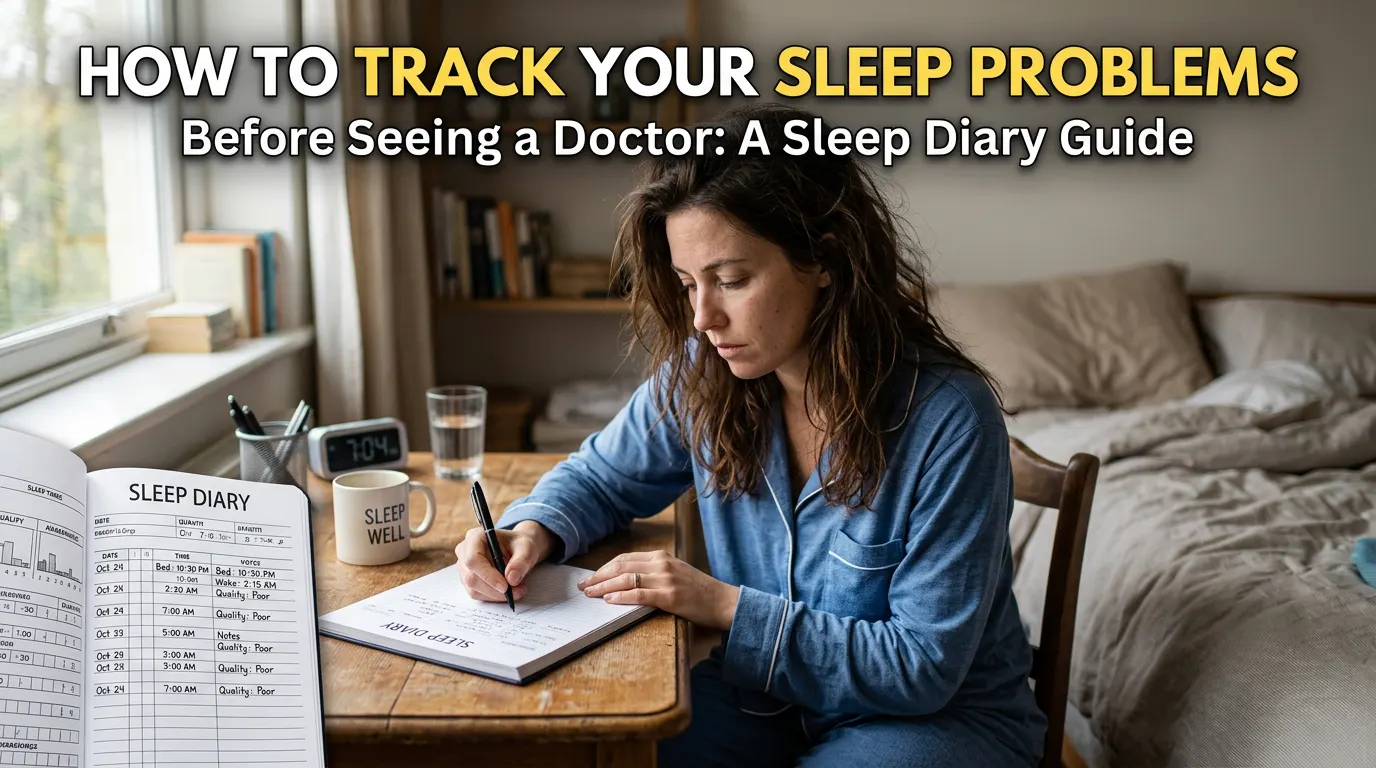 How to Track Your Sleep Problems Before Seeing a Doctor: A Sleep Diary Guide