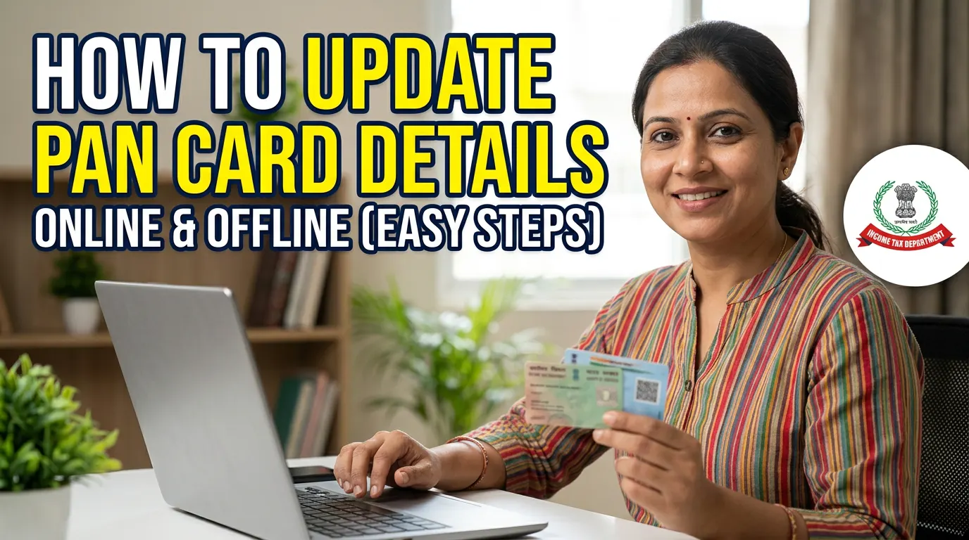 How to Update or Correct Your PAN Card Details Online
