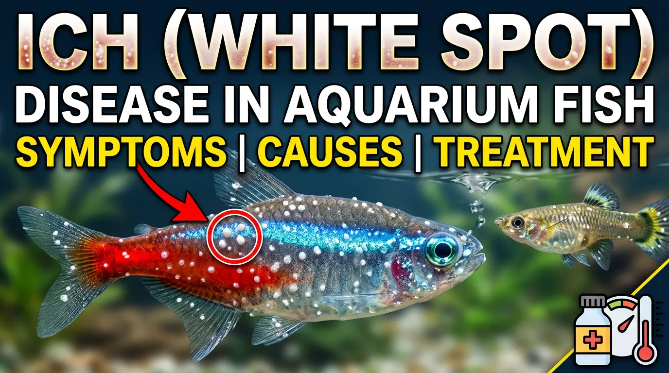 Ich (White Spot Disease) in Aquarium Fish: Symptoms, Causes & Treatment