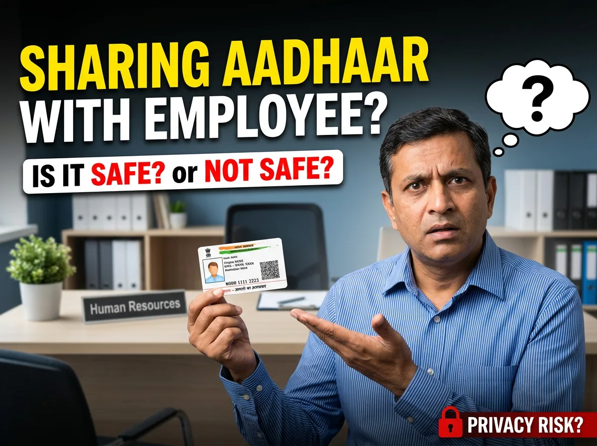 Is It Safe to Share Your Aadhaar Card With Your Employer?