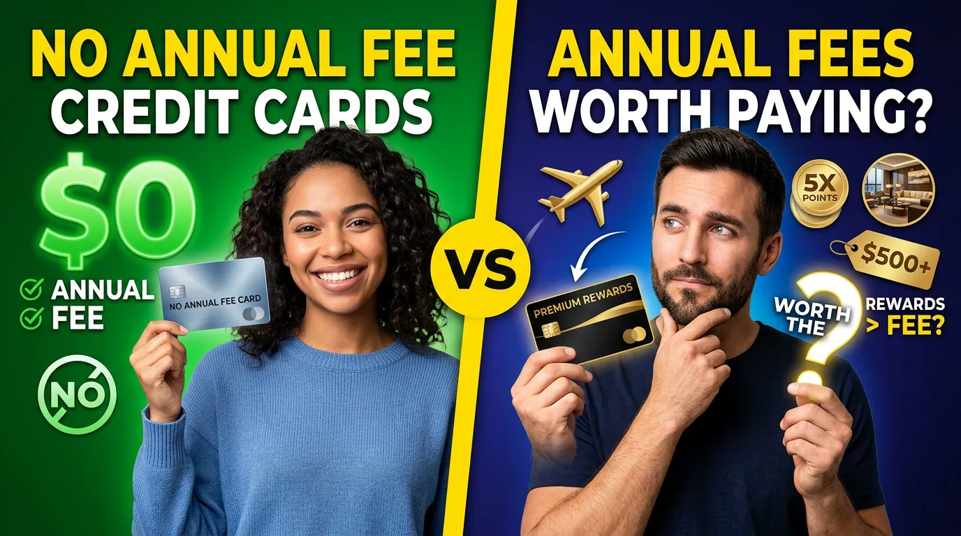 No Annual Fee Credit Cards: Are Annual Fees Ever Worth Paying?
