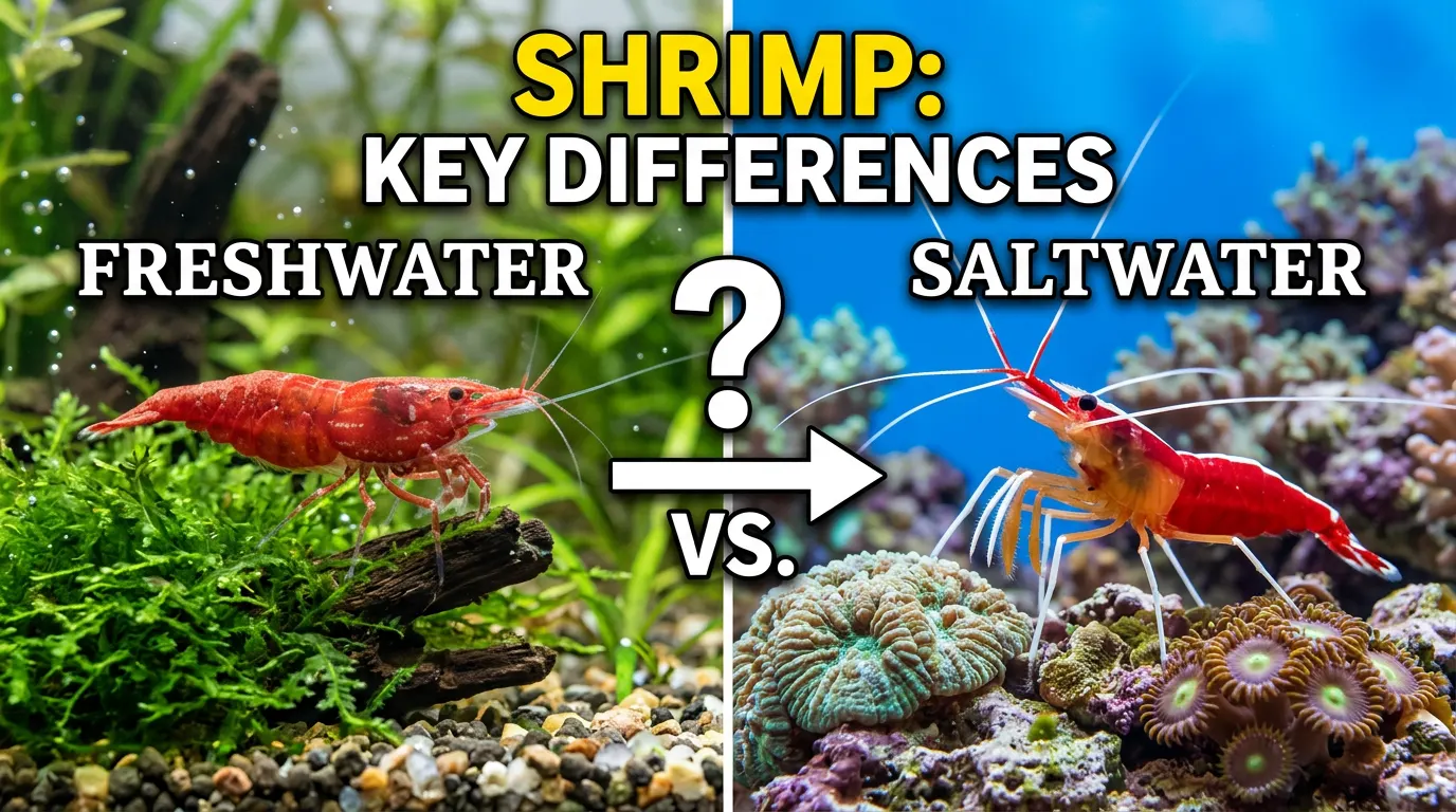 Saltwater vs Freshwater Shrimp: Key Differences