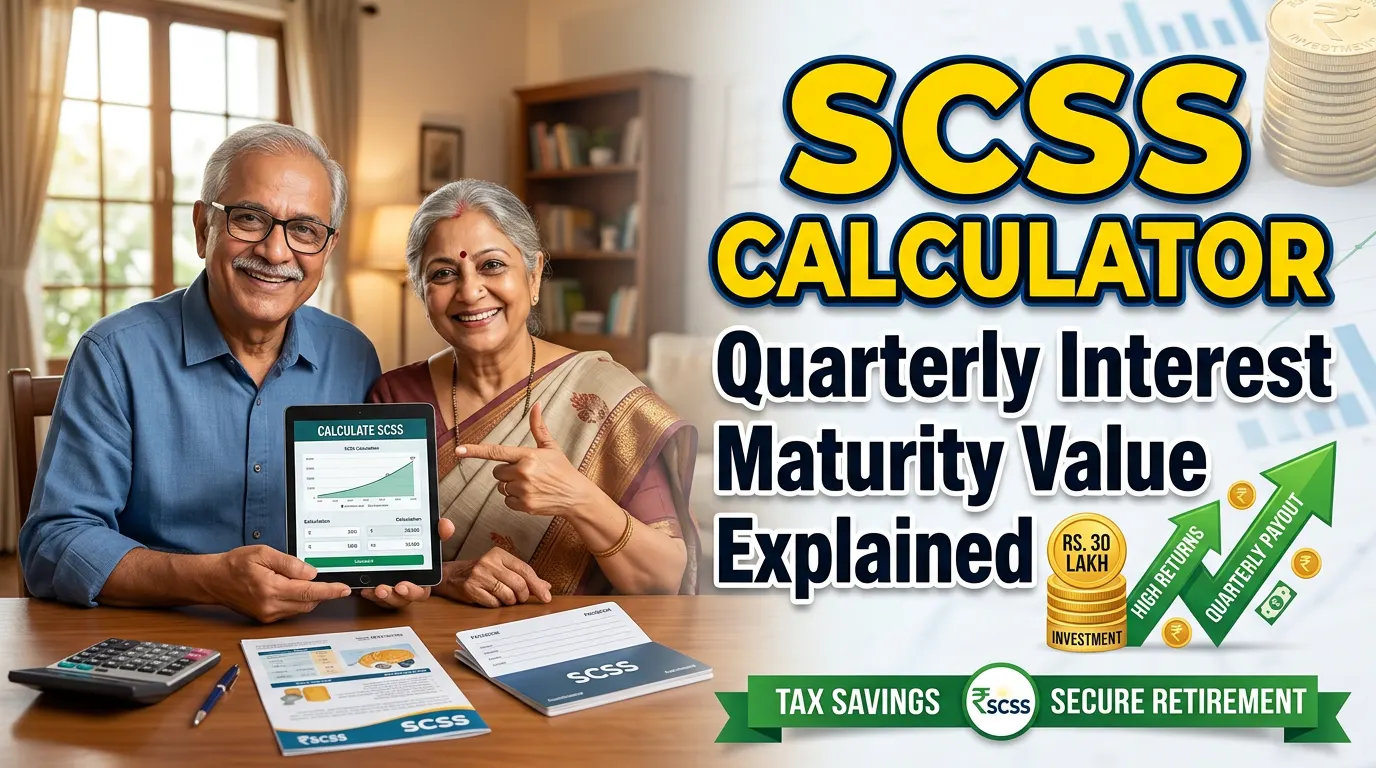 Senior Citizen Savings Scheme (SCSS) Calculator: Quarterly Interest and Maturity Value Explained