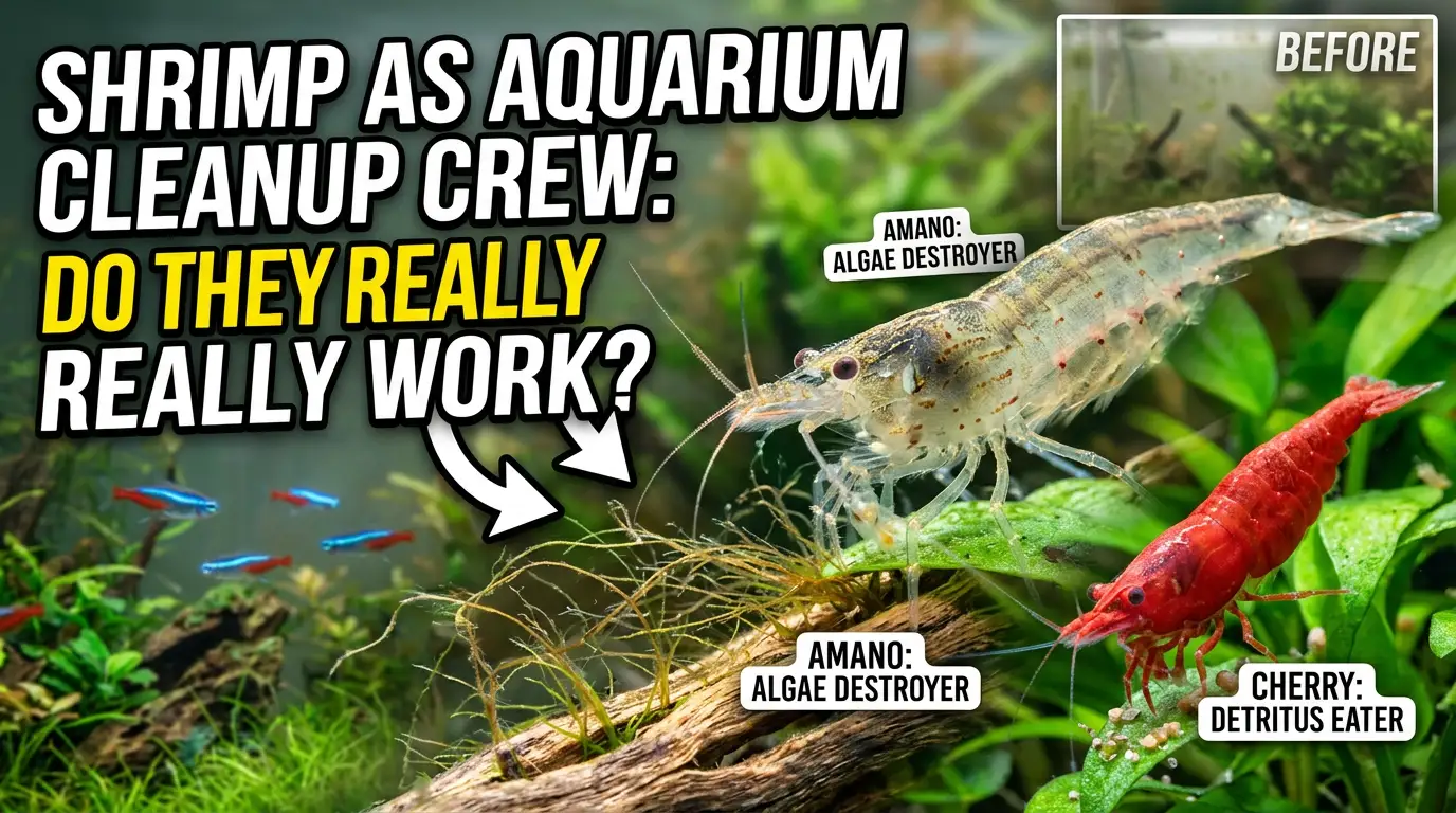 Shrimp as Aquarium Cleanup Crew: Do They Really Work?