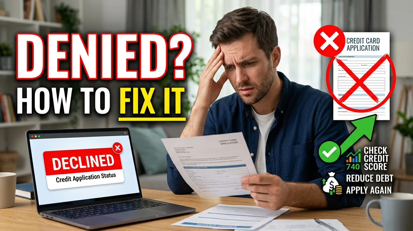 Why Your Credit Card Application Got Denied (and How to Fix It)