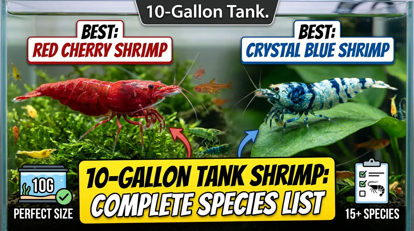 Best Shrimp for a 10-Gallon Tank: Complete Species List