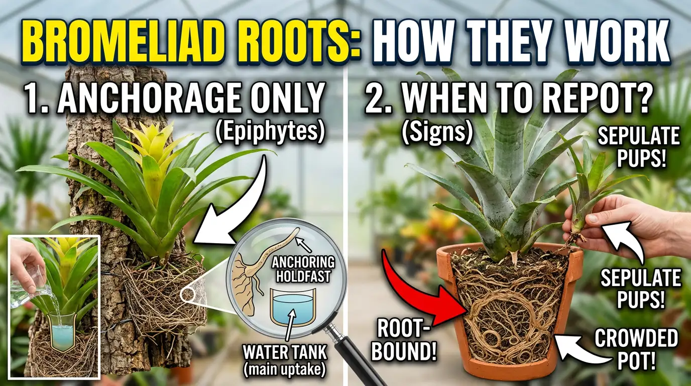 Bromeliad Roots: How They Work, When to Repot