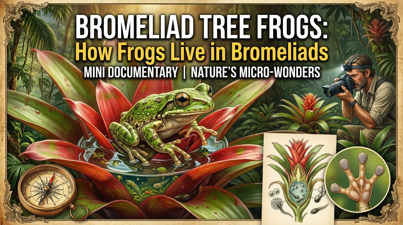 Bromeliad Tree Frogs: How Frogs Live in Bromeliads